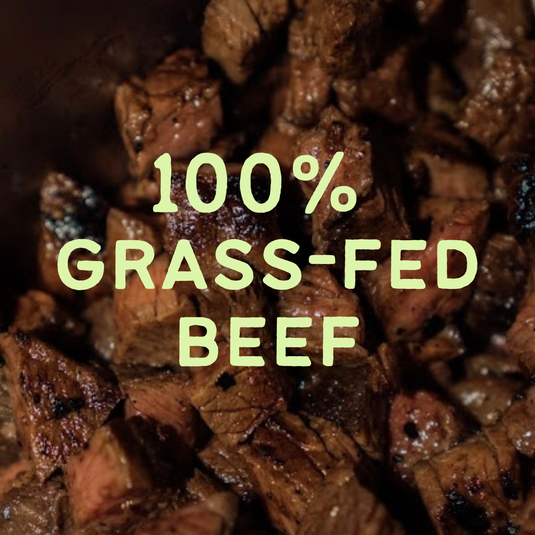 100% grass-fed beef
